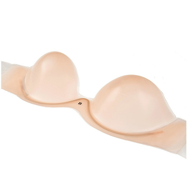 Backless Bra Sticky - Plus size siliconen bh dames strapless