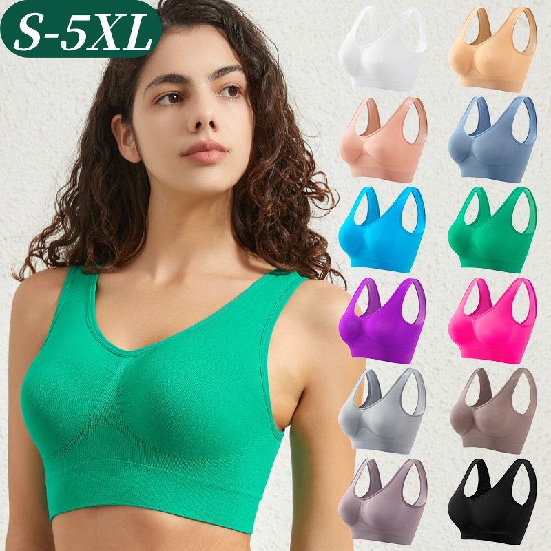 T Shirt Bra Seamless - Naadloze push-up bh voor dames Sportbralette