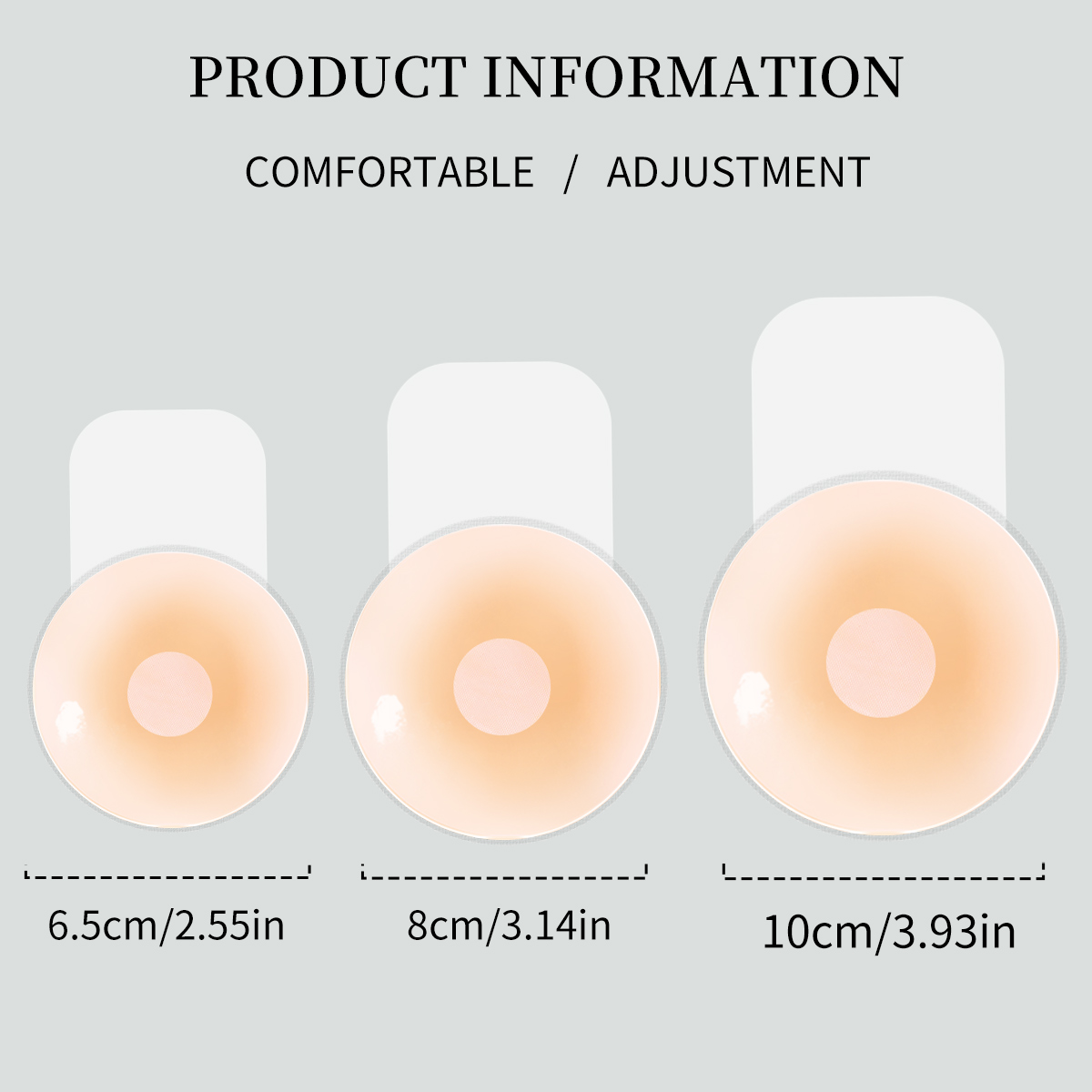 2-delige set siliconen tepelco - Strapless Bra Adhesive recensie en prijs