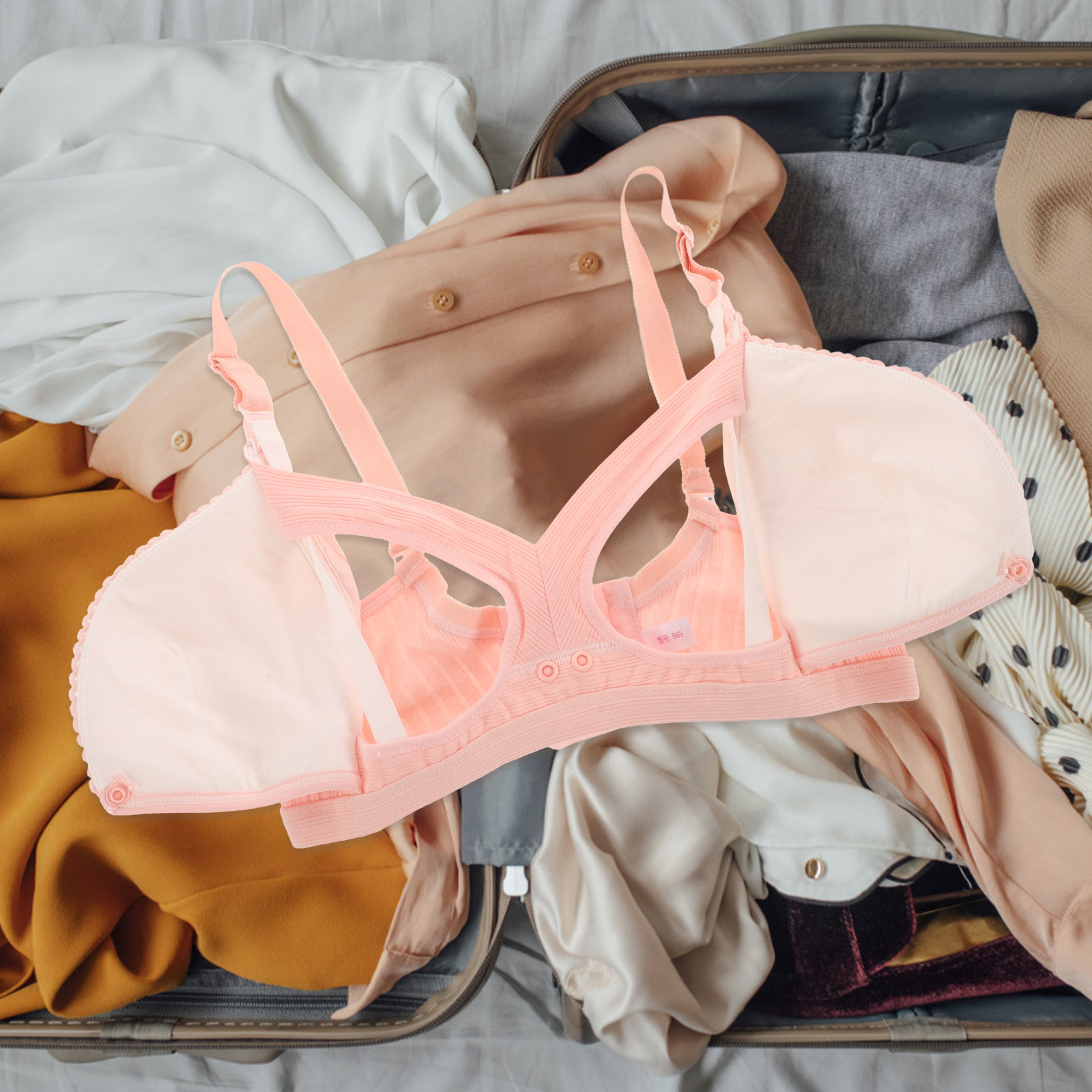 Draadloze voedingsbeha roze ge - Nursing Bra Clip recensie en prijs