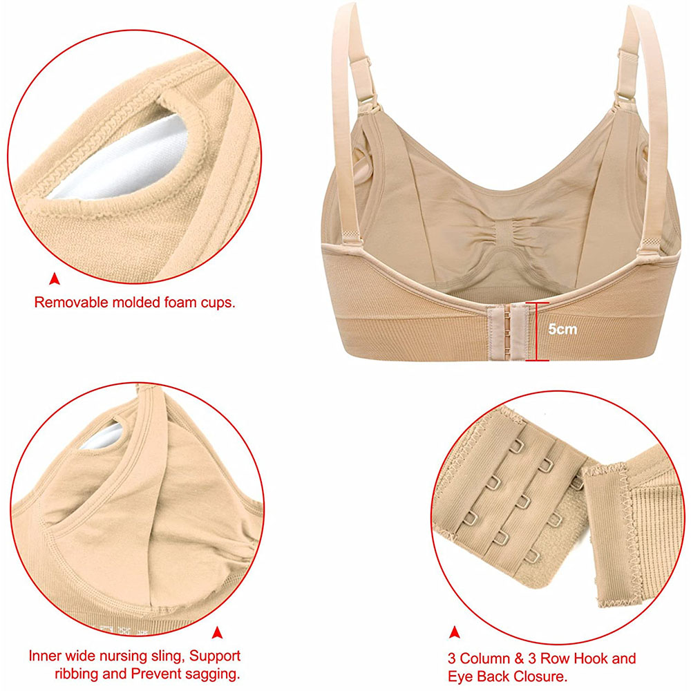 Dames moederschap voedingsbeha - Nursing Bra Clip recensie en prijs