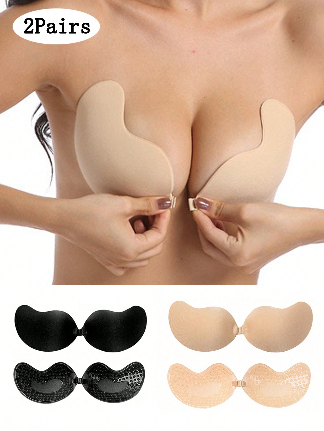 2-pack zelfklevende, onzichtba - Strapless Bra Adhesive recensie en prijs